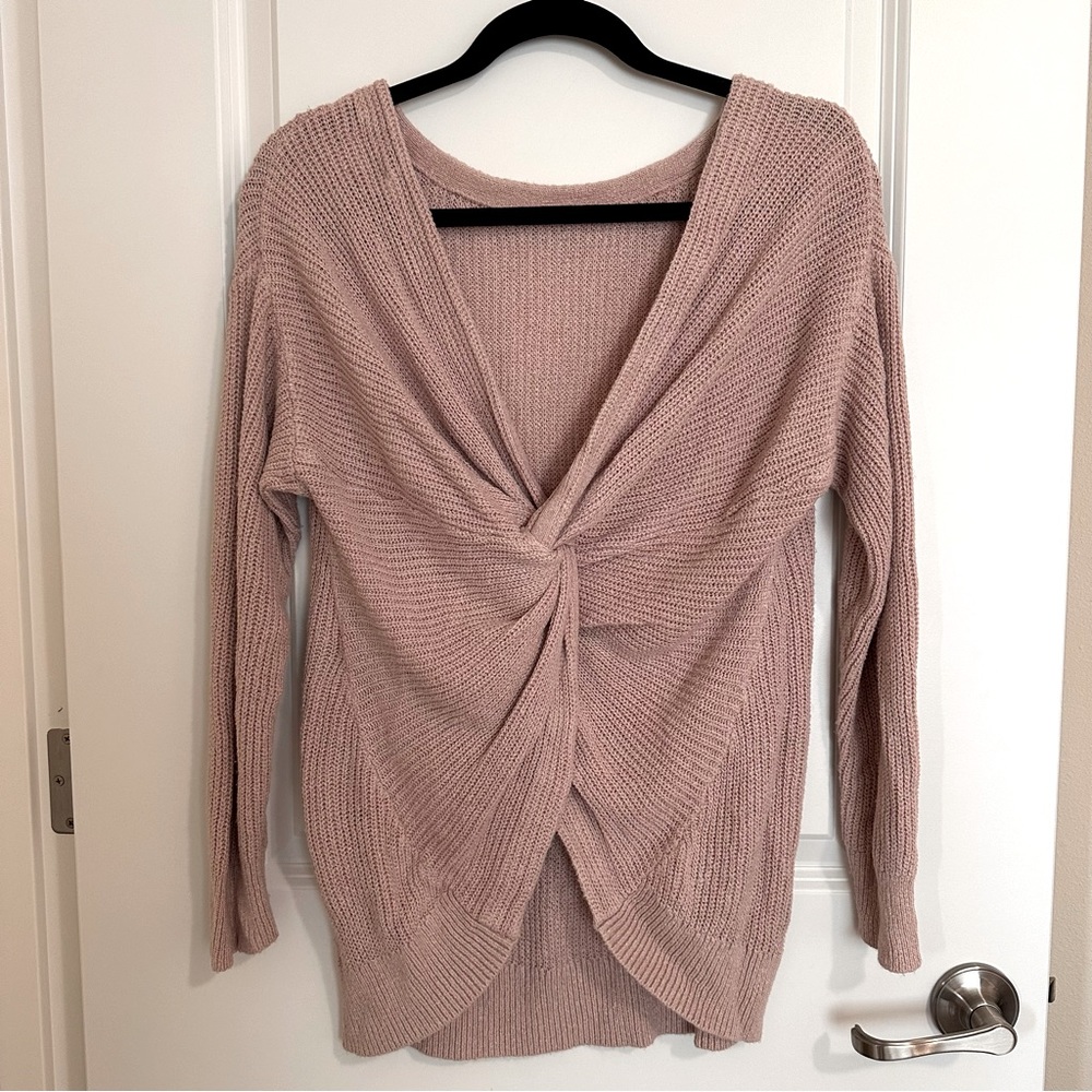 Market & Spruce- Twisted back pullover- size xl